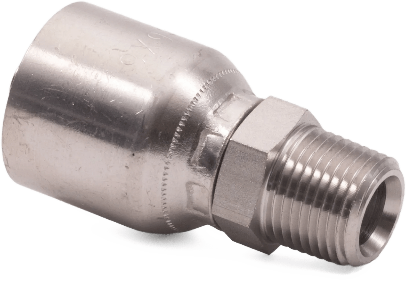 3/8" x 3/8" Male Pipe Rigid Hose End - GT Series