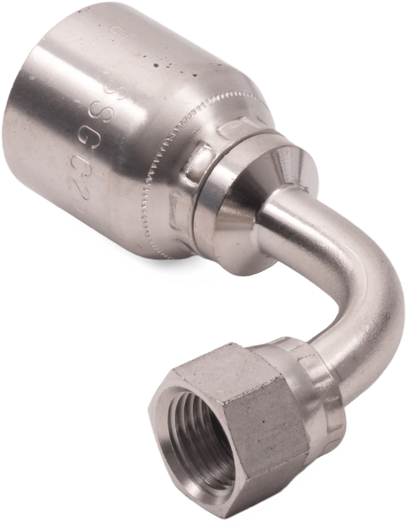 3/8" x 3/8" Female SAE JIC 37° Swivel 90° Elbow - GT Series