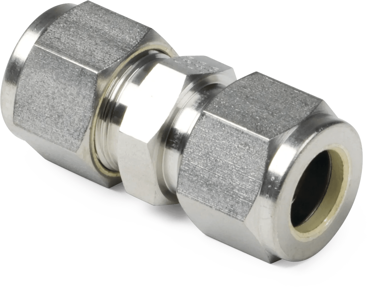 1/2" x 3/8" Stainless Steel K-Lok Union