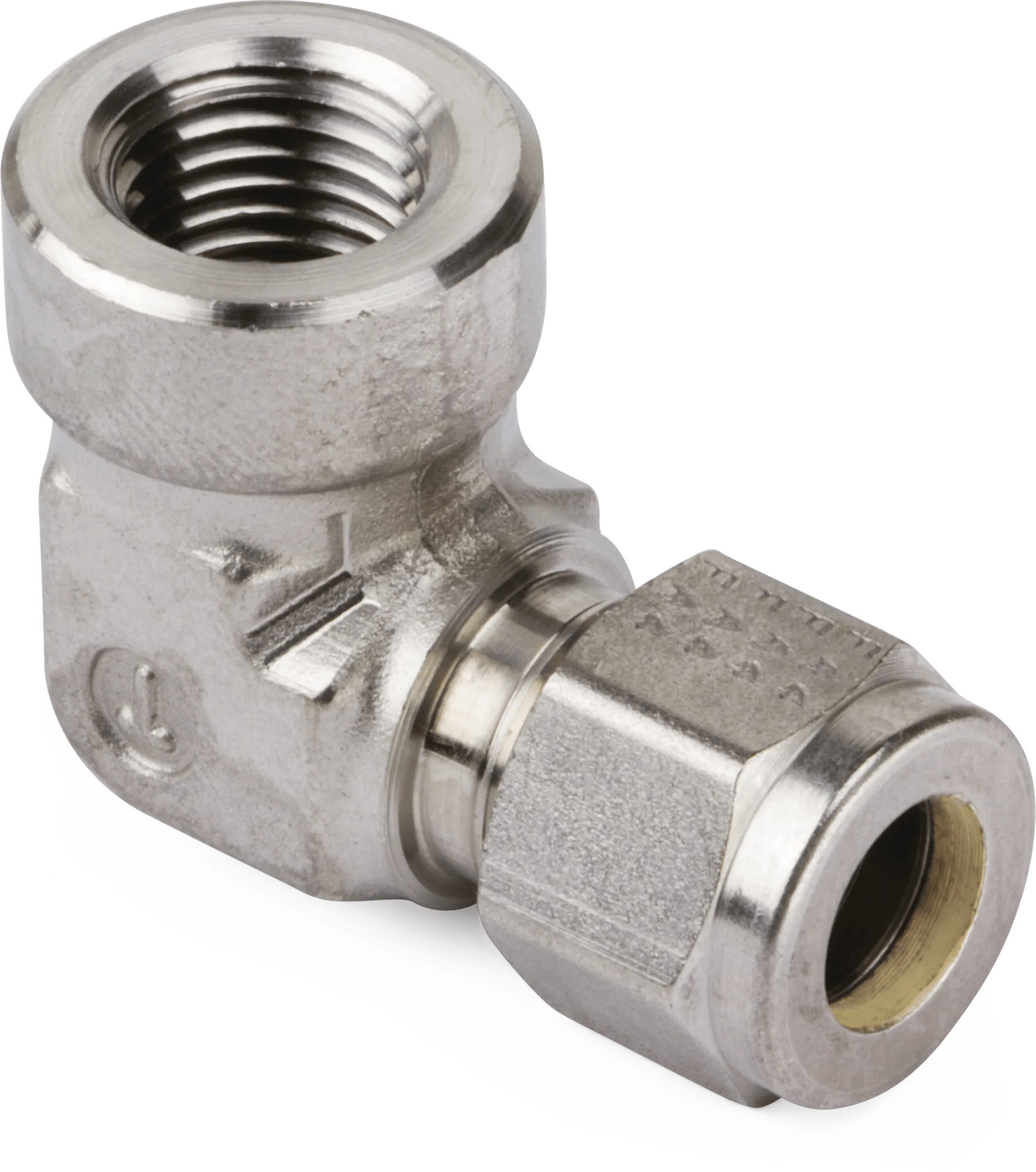 1/4" x 1/4" Stainless Steel K-Lok Female Elbow