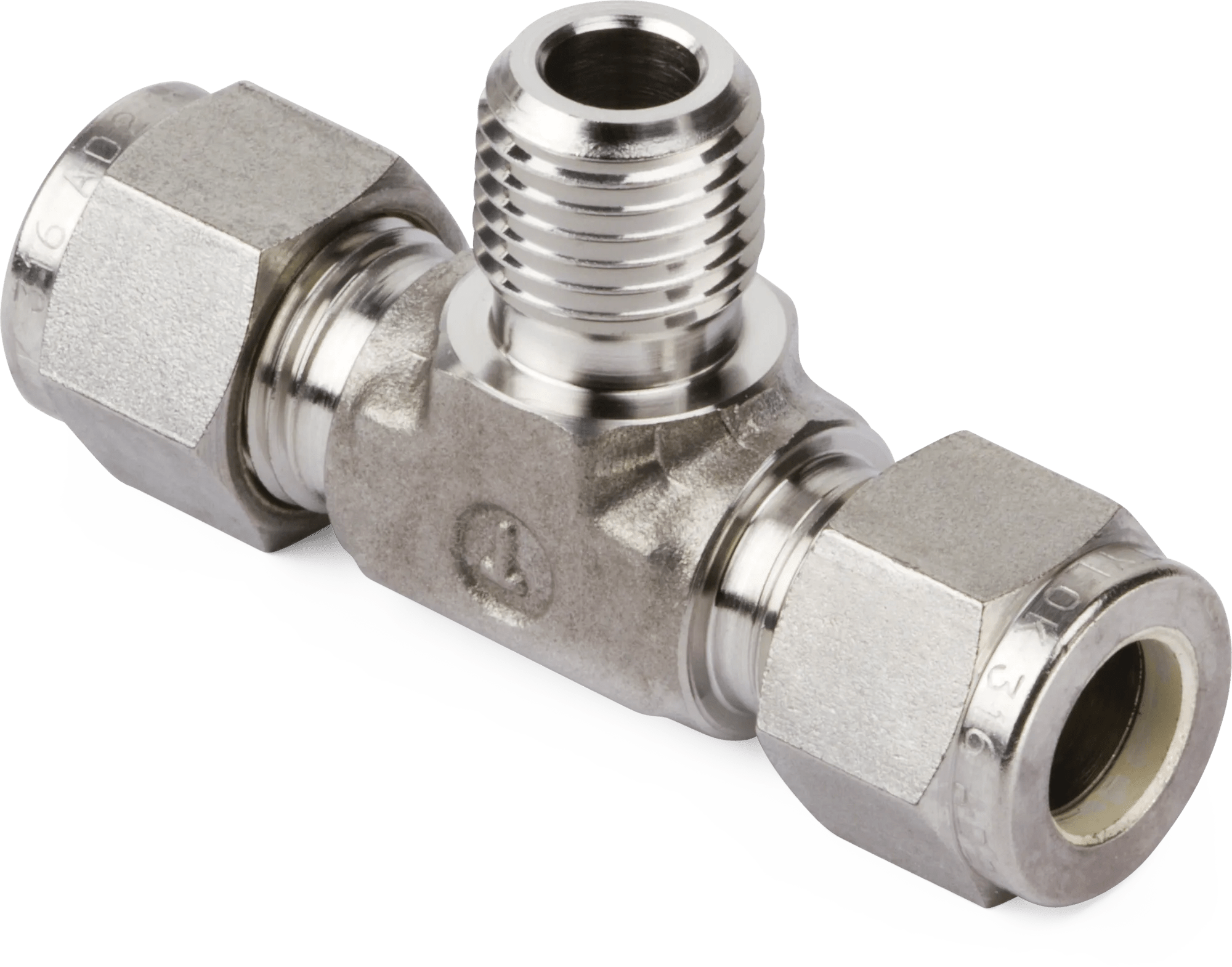 1/2" x 3/8" Stainless Steel K-Lok Male Branch Tee