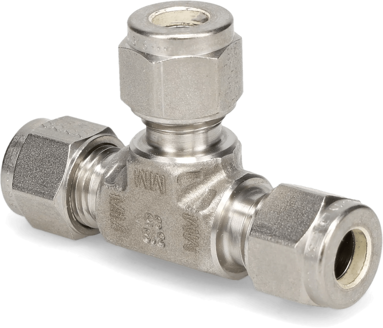Metric Stainless Steel K-Lok Union Tees