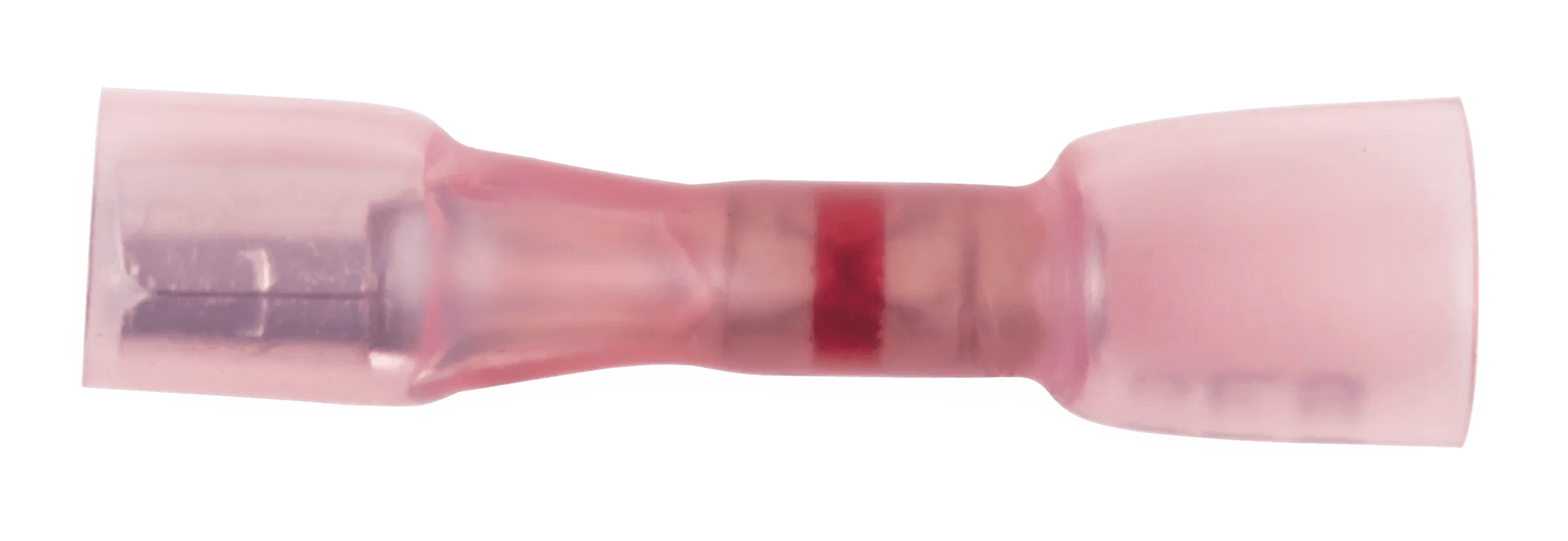 22 - 18 AWG Red Polyolefin Insulated Ultra-Link Crimp & Solder (.180) Female Long Neck Snap Receptacle - 20 Pack