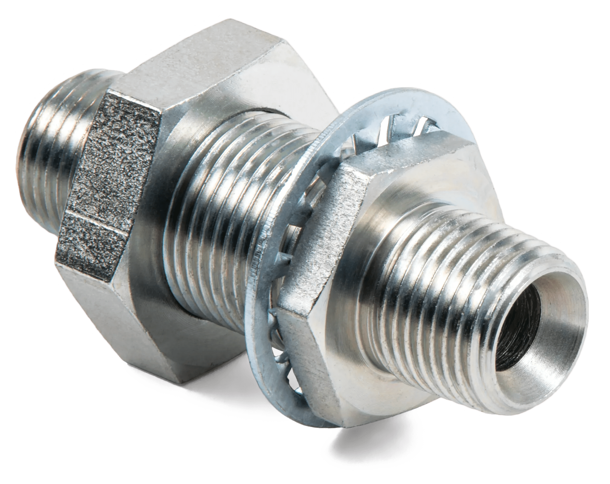 1/2" x 1/4" x 3" Bulkhead Coupling