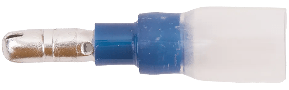 16 - 14 AWG Blue Polyolefin Insulated Pro-Tech™ Extreme (.156) Snap Plug Terminal - 25 Pack