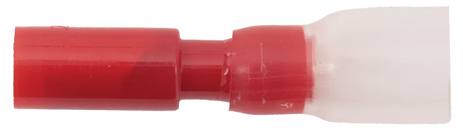 22 - 18 AWG Red Polyolefin Insulated Pro-Tech™ Extreme (.180) Snap Receptacle Terminal - 25 Pack