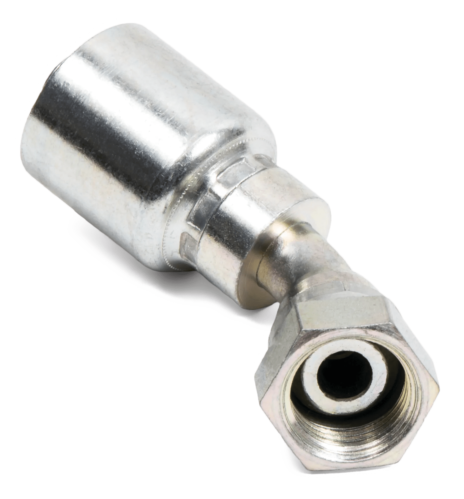 Female BSPP 60° Cone Swivel 45° Elbows- Kim-Krimp Z Series