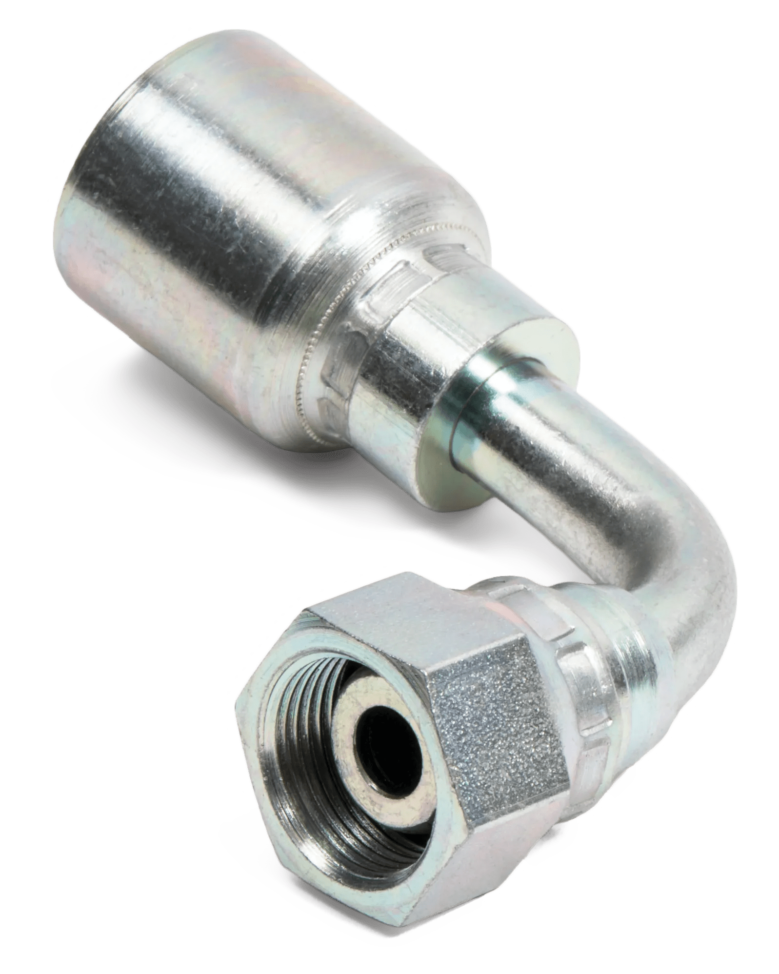 Female DIN Universal (Light) Swivel 90° Elbows - Kim-Krimp Z Series