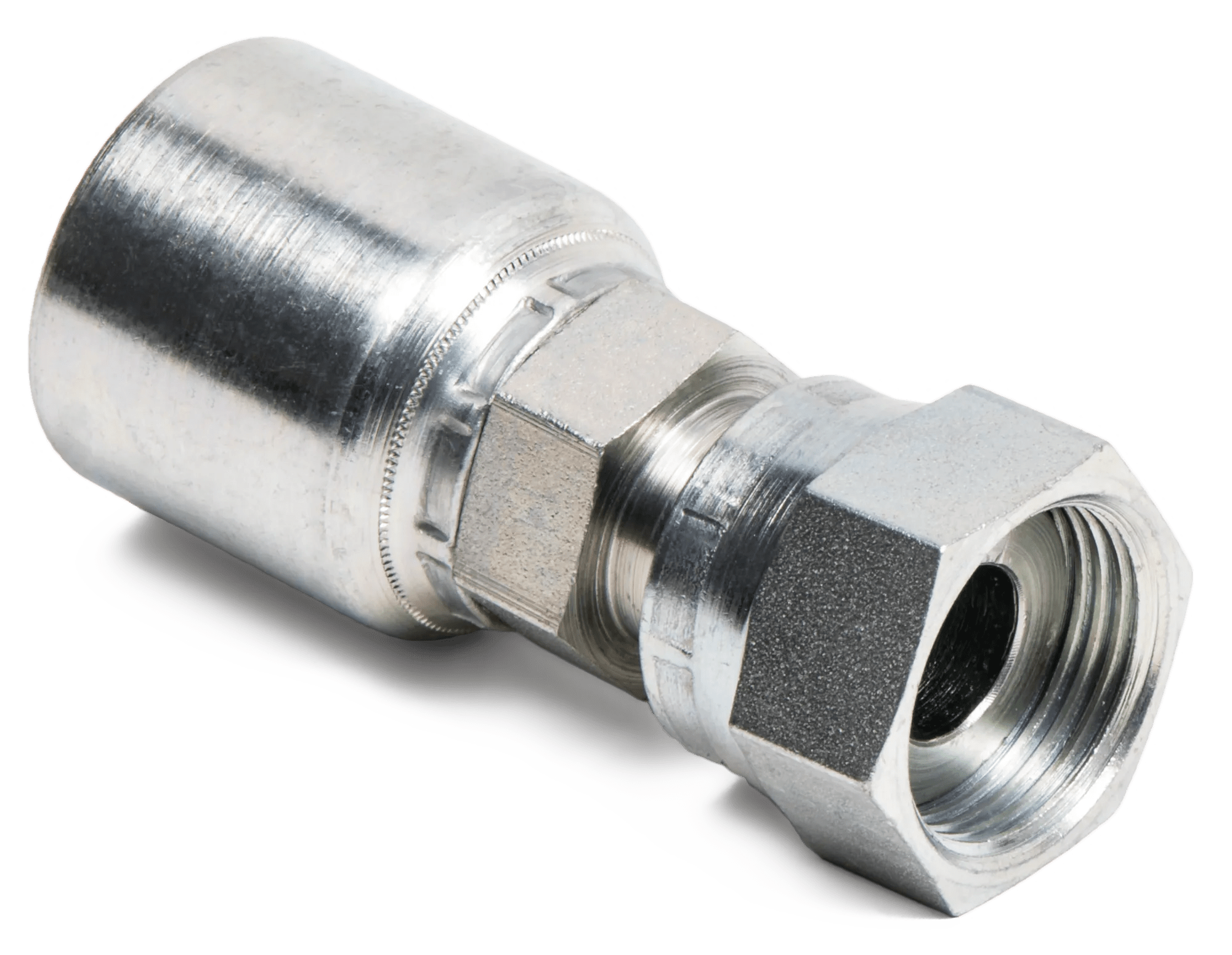 3/4" x 3/4" Female O-Ring Face Seal Swivel Hose End - Kim-Krimp Z Series