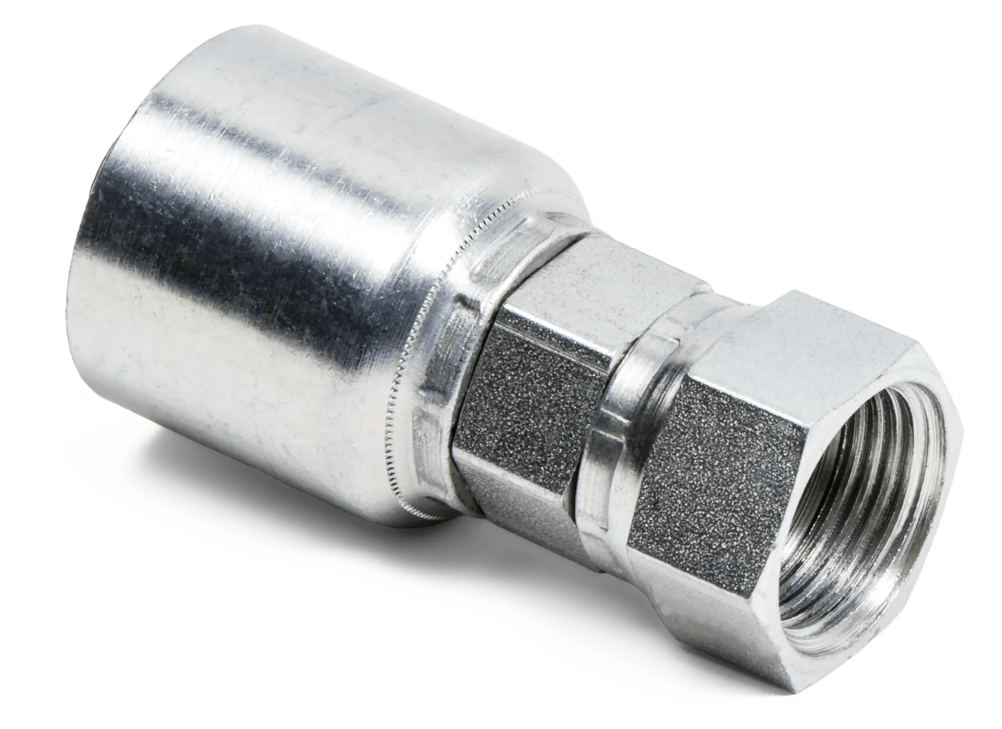 3/8" x 3/4" Female SAE JIC 37° Swivel Hose End - Kim-Krimp Z Series