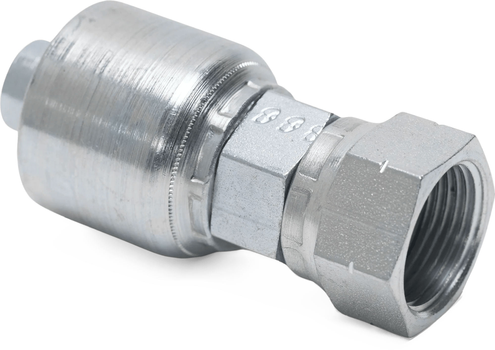 3/4" x 3/4" Female SAE 45° Swivel Hose End - Kim-Krimp Z Series