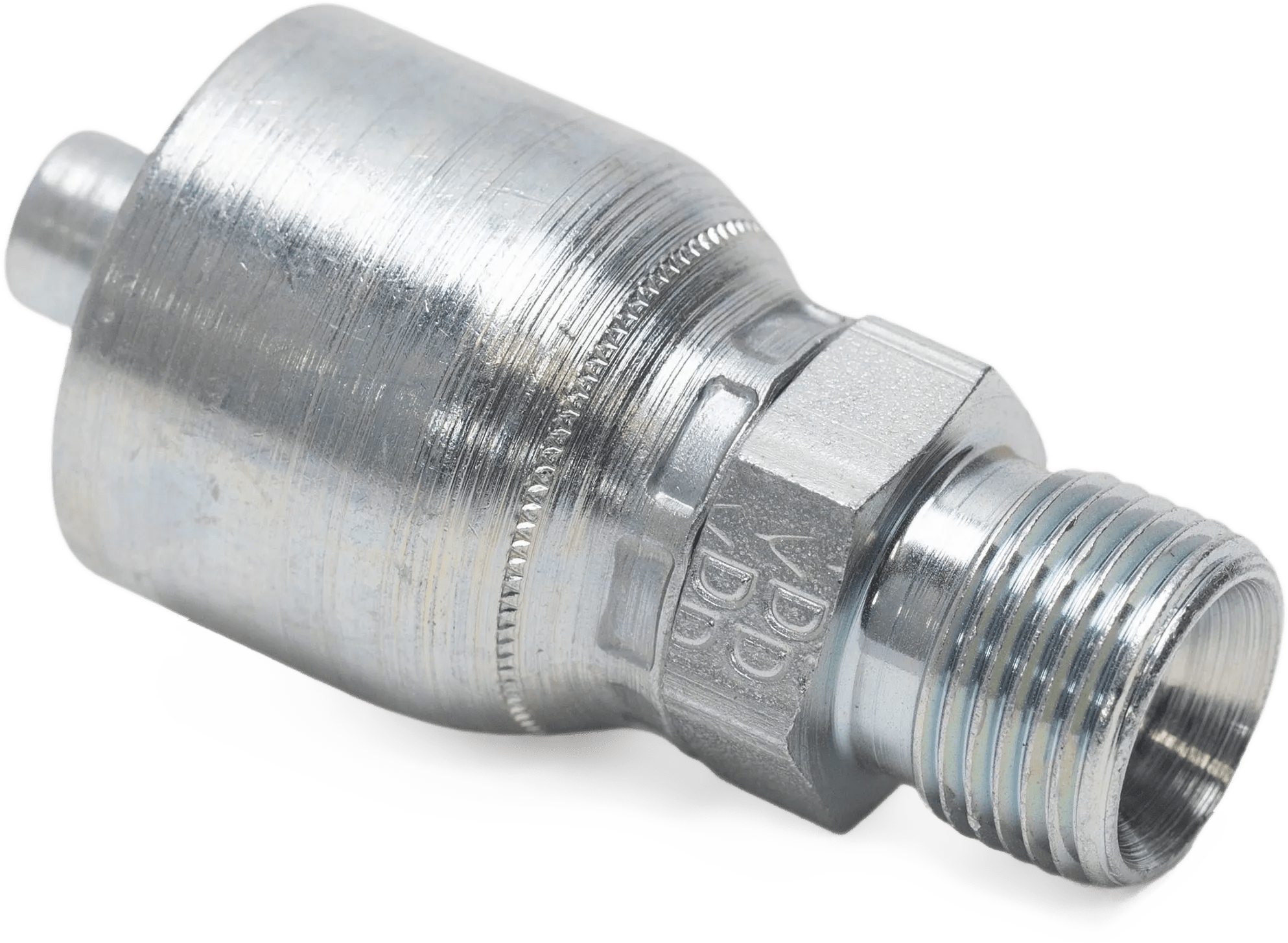 3/8" x 1/2" Male BSPP 60° Cone Rigid Hose End - Kim-Krimp Z Series
