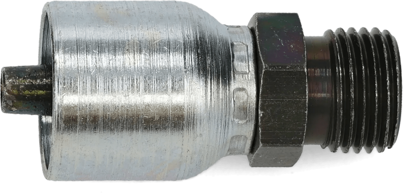 Male DIN 24° (Heavy) Rigid Hose Ends - Kim-Krimp Z Series