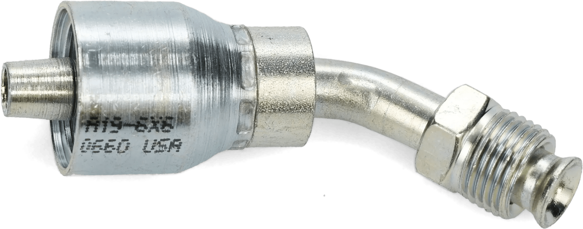 Inverted Male Swivel 45° Elbows - Kim-Krimp Z Series
