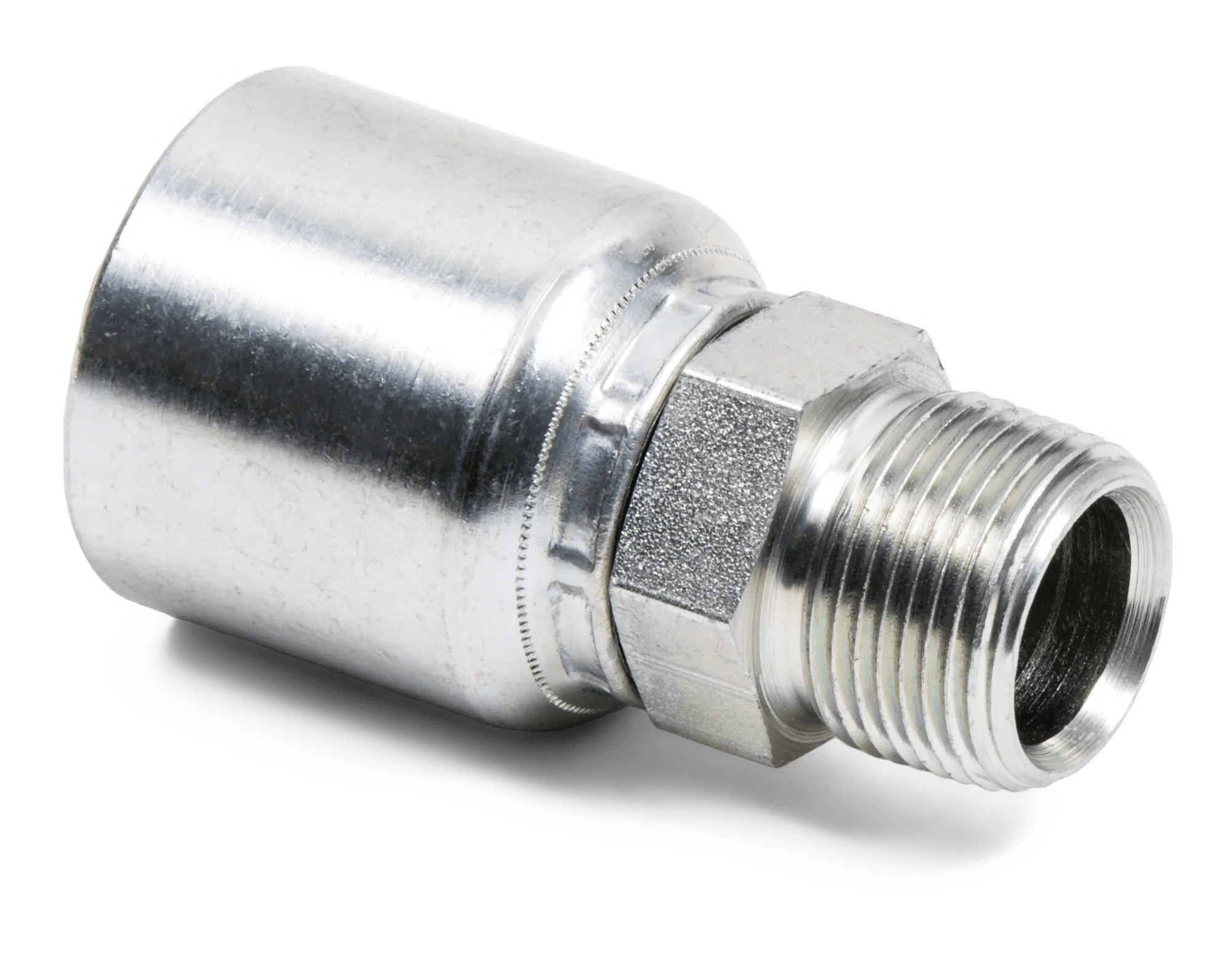 3/8" x 1/2" Male Pipe Rigid Hose End - Kim-Krimp Z Series - 2 Pack