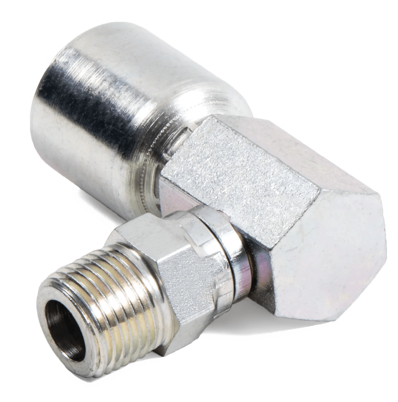 3/4" x 3/4" Male Pipe Swivel 90° Elbow - Kim-Krimp Z Series