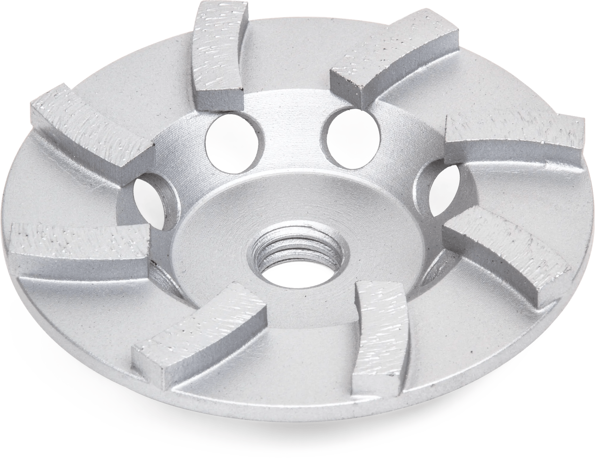 4" x 5/8"-11 Swirl Cup Segmented Diamond Grinding Wheel