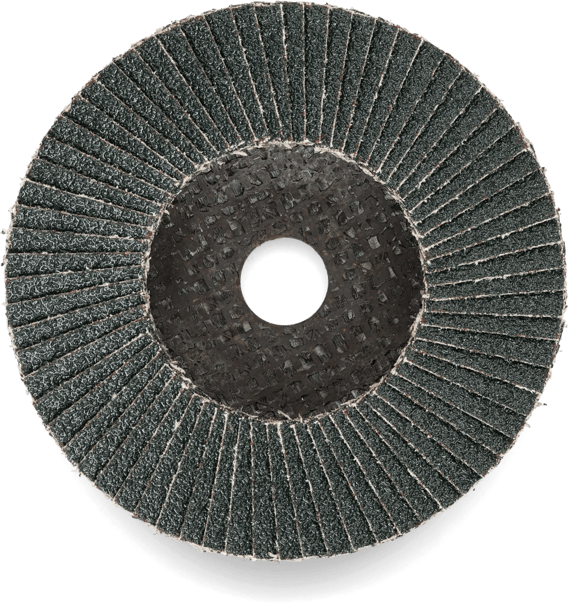 4" x 5/8" 60 Grit Type 27 Fiberglass Back Ultra Zirconia Flap Disc - 10 Pack