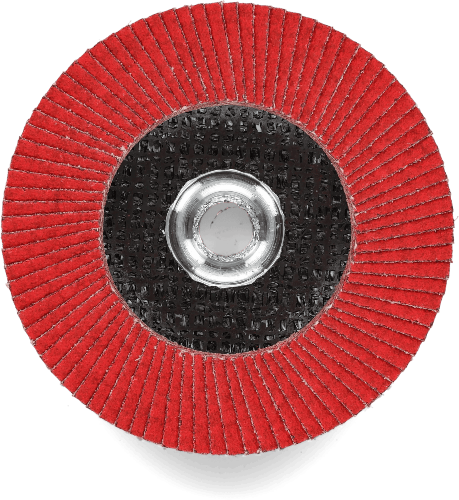 4-1/2" x 5/8"-11 80 Grit Type 27 Crimson Fire™ Flap Disc - 10 Pack